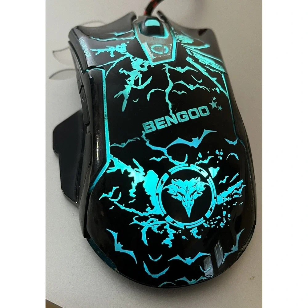 Bengoo Gaming Mouse Wired Advanced Game Chip Multicolor Light Ergonomic Design